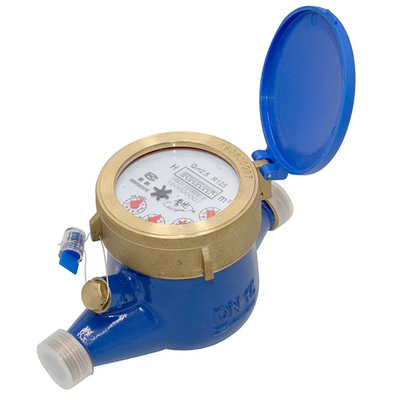 Factory Direct Sale High Quality Brass Body Domestic Water Meter Horizontal Installation OEM Support Pulse Output Good Price
