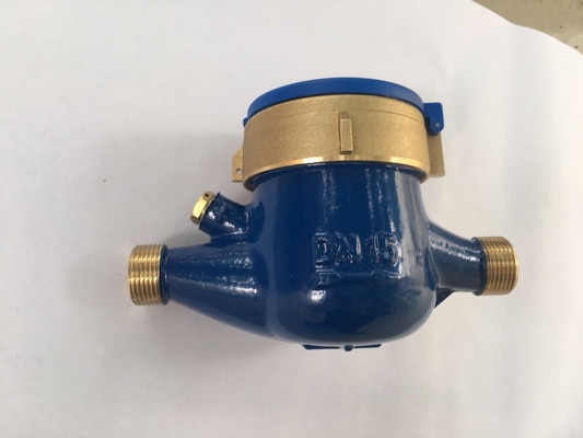 Magnetic Drive 1/2 Inch R160 Multi Jet Cold Water Meter Cast Iron Body External Adjustment OEM Support Horizontal Installation