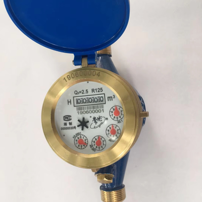 20mm Rotary Vane Wheel Dry Dial Cold Water Meter  MID OIML Certified R125 R160