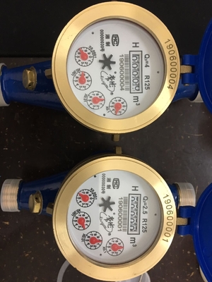20mm Rotary Vane Wheel Dry Dial Cold Water Meter  MID OIML Certified R125 R160
