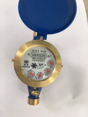 20mm Rotary Vane Wheel Dry Dial Cold Water Meter  MID OIML Certified R125 R160