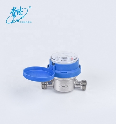 1/2'' Single Jet Brass Body Water Meter with Pulse Output Function