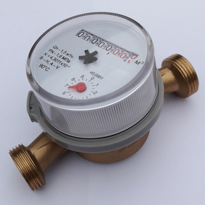 DN15 Impulse Single Jet Brass Water Meter