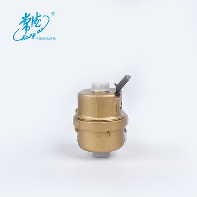 DN15 DN20 Volumetric Brass Cold Water Meter R160