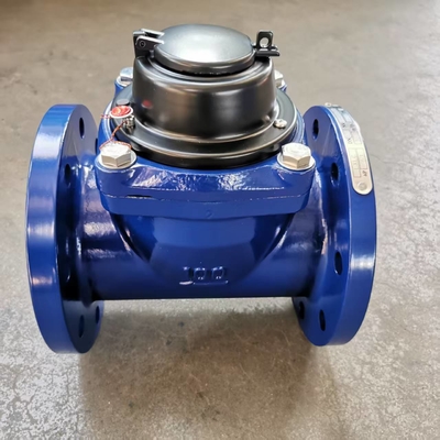 4 Inch to 8 Inch Horizontal Woltmann Dry Type Detachable Measuring Unit Industry Cold Water Meter