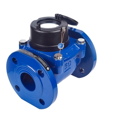 Large Diameter Woltmann Type Dry Dial Hot  Water Meter  6 Inch Water Flow Meter with Removable Measuring Unit