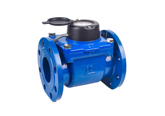 Large Diameter Woltmann Type Dry Dial Hot  Water Meter  6 Inch Water Flow Meter with Removable Measuring Unit