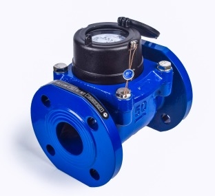 Large Diameter Woltmann Type Dry Dial Hot  Water Meter  6 Inch Water Flow Meter with Removable Measuring Unit