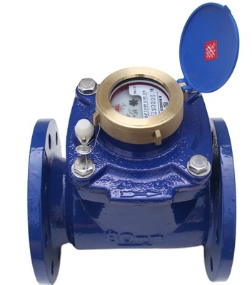Large Diameter Woltmann Type Dry Dial Hot  Water Meter  6 Inch Water Flow Meter with Removable Measuring Unit