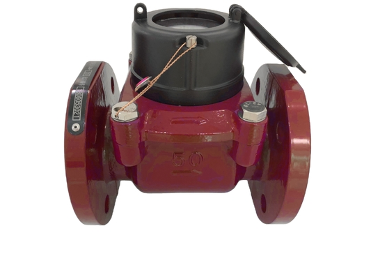 Customizable Large Caliber Horizontal Hot Water Flow Meters Wet Type with Woltman Horizontal Flange Connection OEM Product
