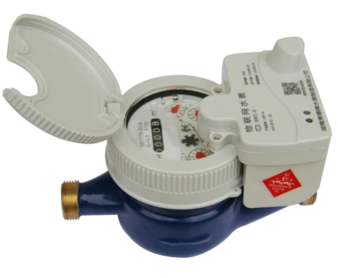 NBIOT Customizable NB-IOT Water Meter with Brass Valve Control Horizontal Installation IP68 Protection Class OEM Support