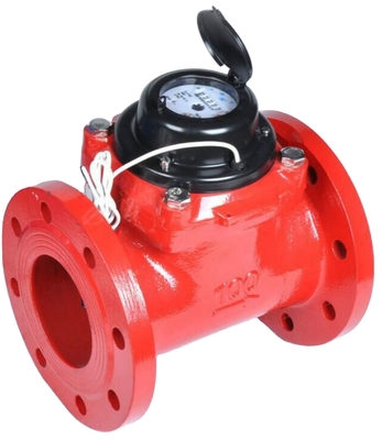 Customizable Large Caliber Horizontal Hot Water Flow Meters Wet Type with Woltman Horizontal Flange Connection OEM Product